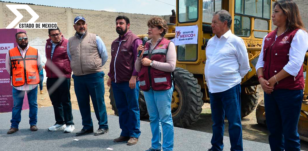 Edomex: Delfina Gómez inicia obras de mejoramiento en Chimalhuacán para impulsar la zona oriente