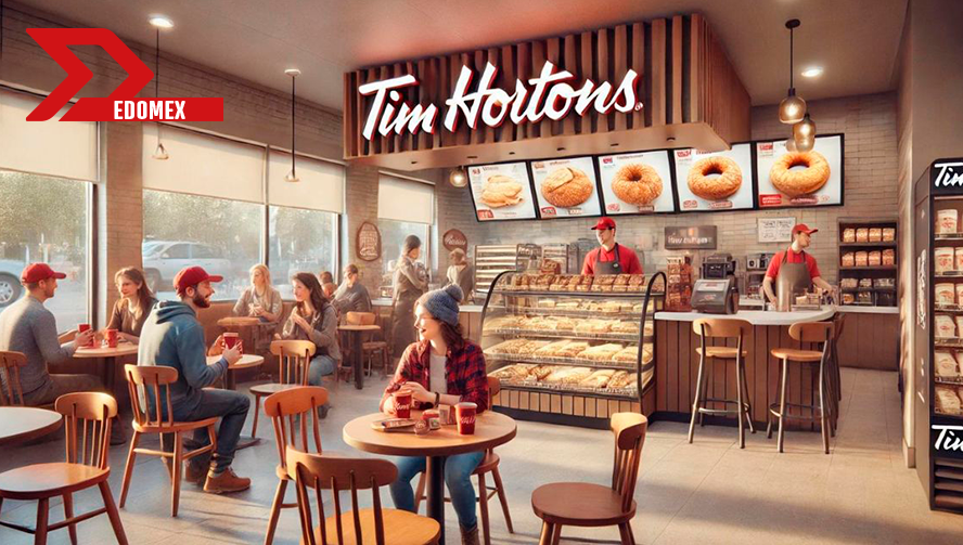 Nueva sucursal de Tim Hortons en Perinorte, Edomex