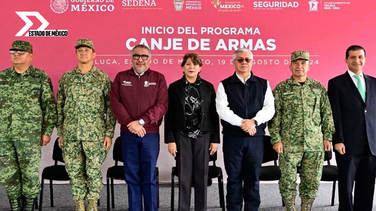 Gobierno del Estado de México implementa Canje de Armas para combatir la violencia y promover la cultura de paz