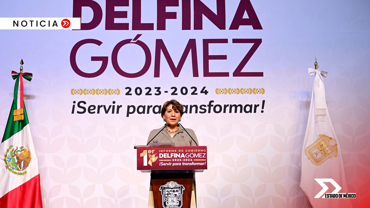 Delfina Gómez presenta su primer informe de gobierno en Edomex