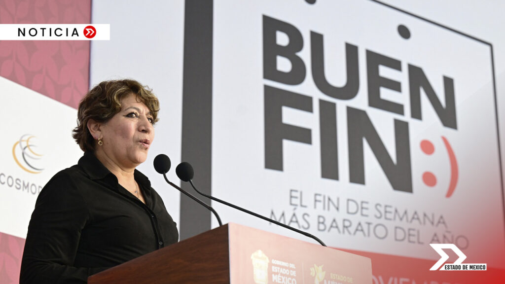 La gobernadora Delfina Gómez inicia la segunda compra simbólica del Buen Fin 2024 en Toluca, apoyando a comerciantes locales y dinamizando la economía estatal.