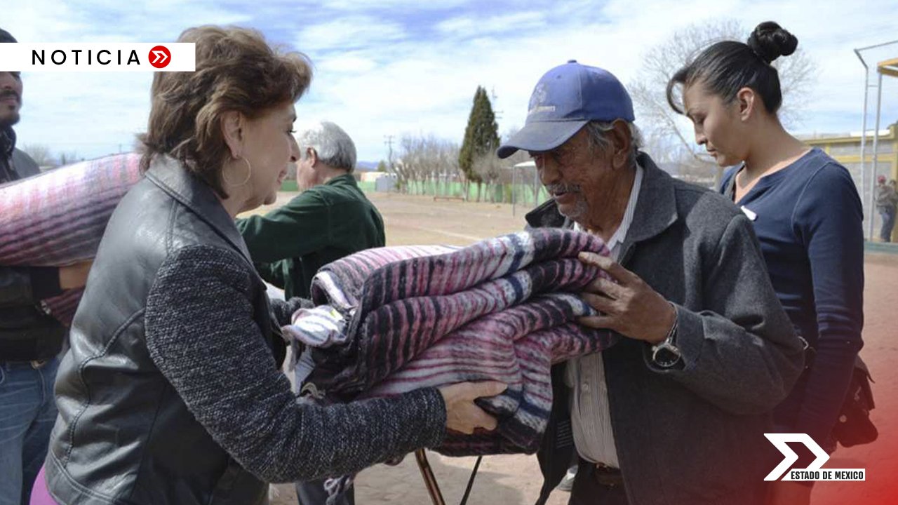 Cobertores para la población vulnerable en Edomex durante la temporada invernal