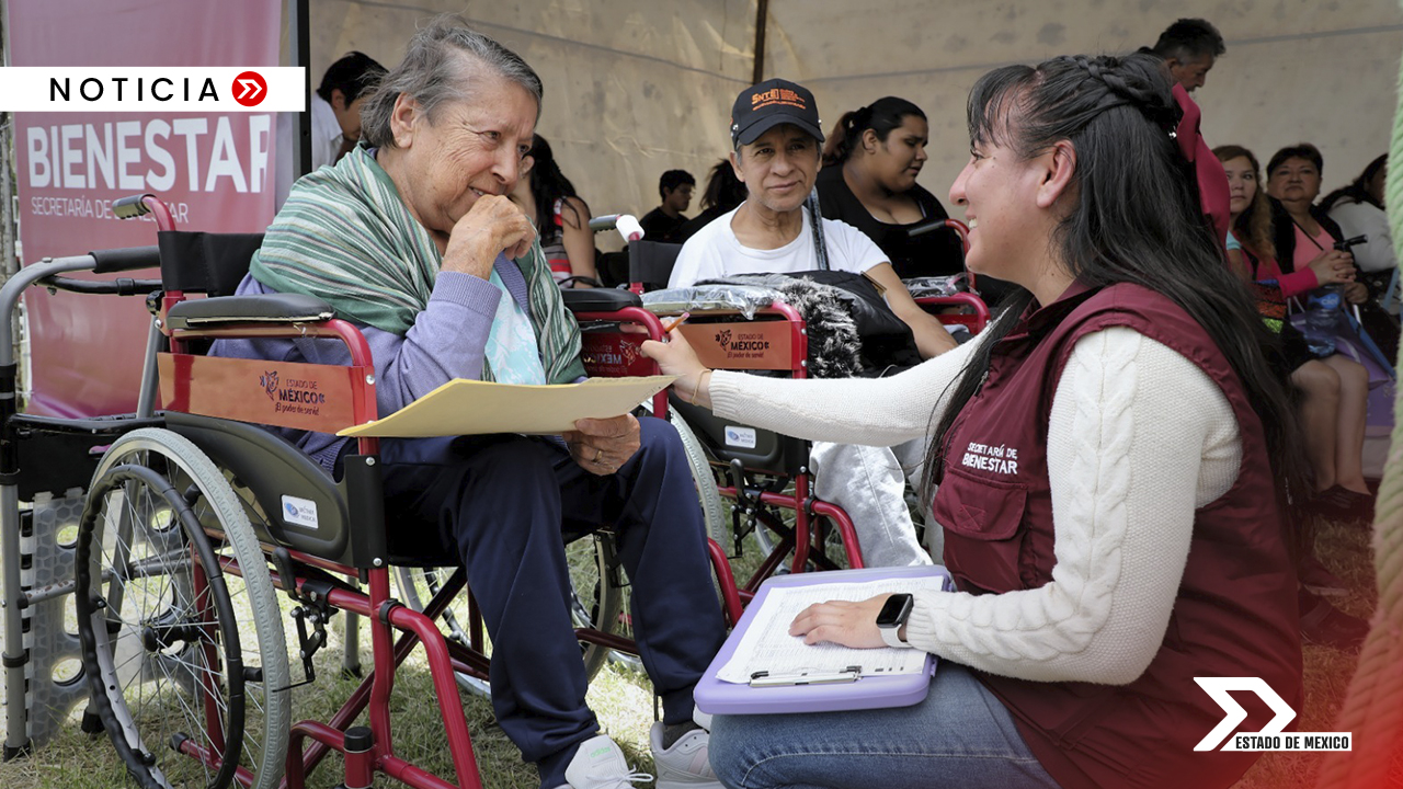 Edomex inicia entrega de pensiones para personas con discapacidad